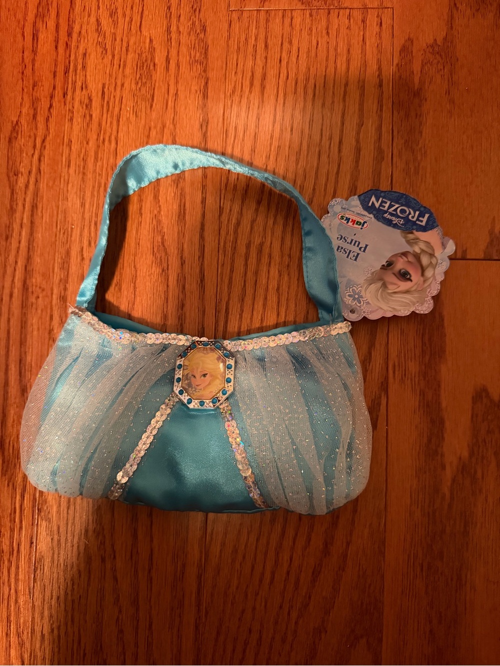 Disney Frozen Elsa Blue Sparkle Kids Purse NWT